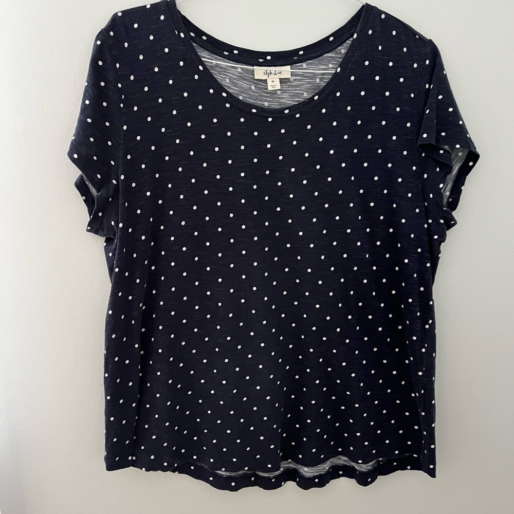 Style & Co Womens T-Shirt Sz XL